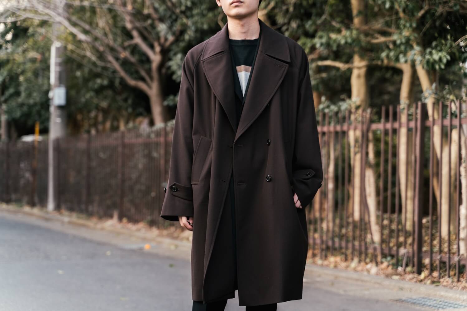 2020AW / MARKAWAREのトレンチコート着用レビュー | harekarake