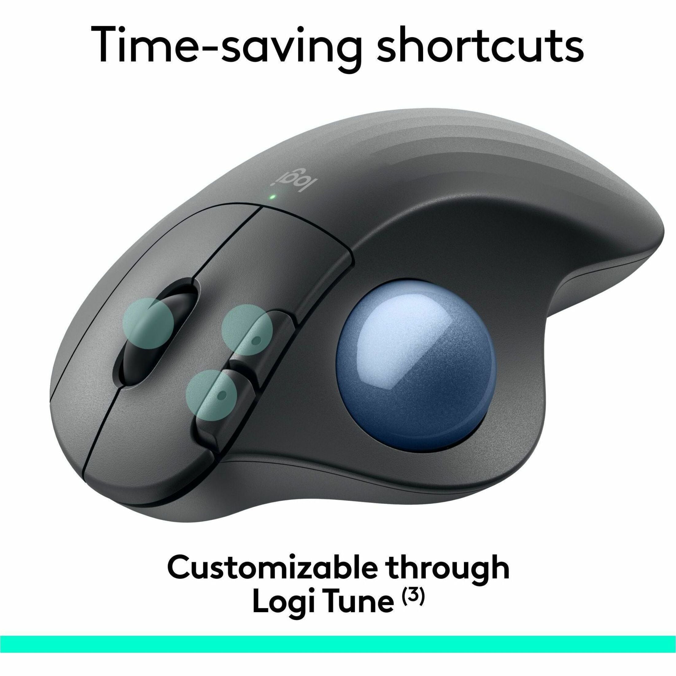 Logitech ERGO M575 Wireless Trackball, Graphite - Walmart.com