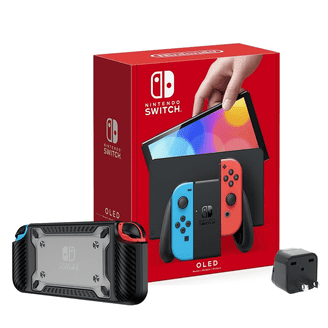 Nintendo Switch Hardware with Splatoon 2 + Neon Green/Neon Pink