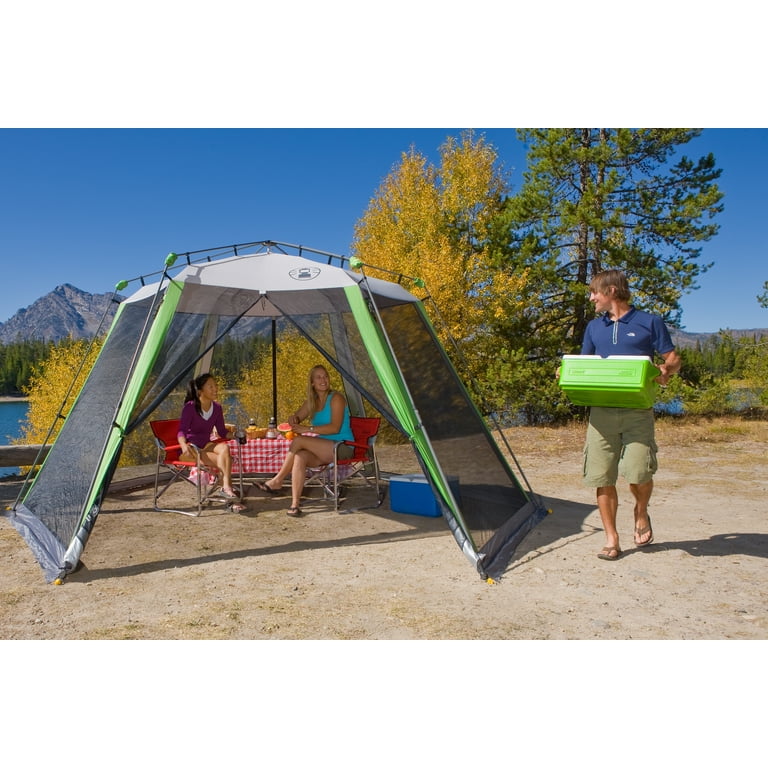 Coleman Outdoor Camping Pop Up Screen House Canopy Sun Shelter