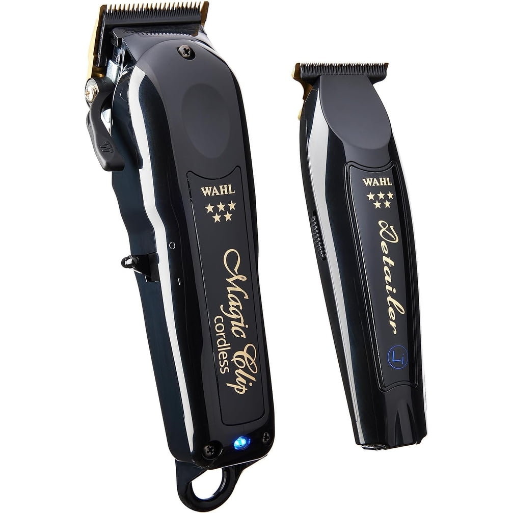WAHL PROFESSIONAL Cordless Barber Combo, Magic Clip and Detailer
