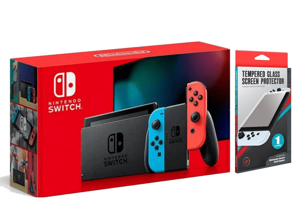 Nintendo Switch Console with Gray Joy-Con -(Japan Version