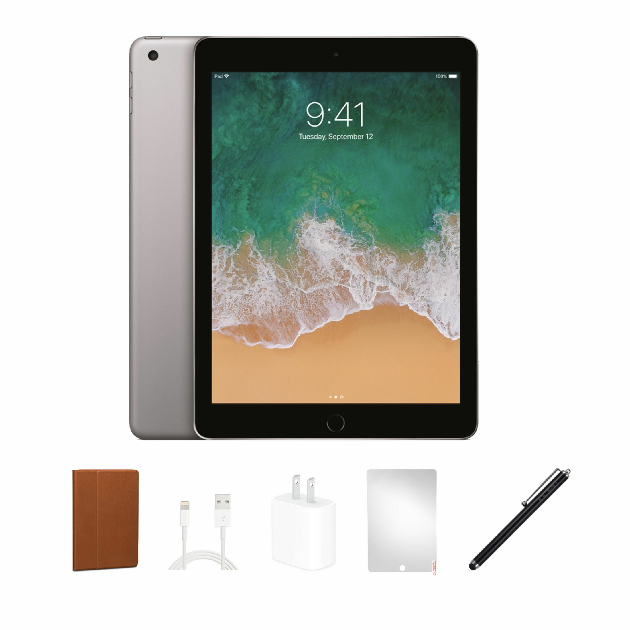 Restored Apple iPad (5th generation) 128GB Wi-Fi - Space Gray