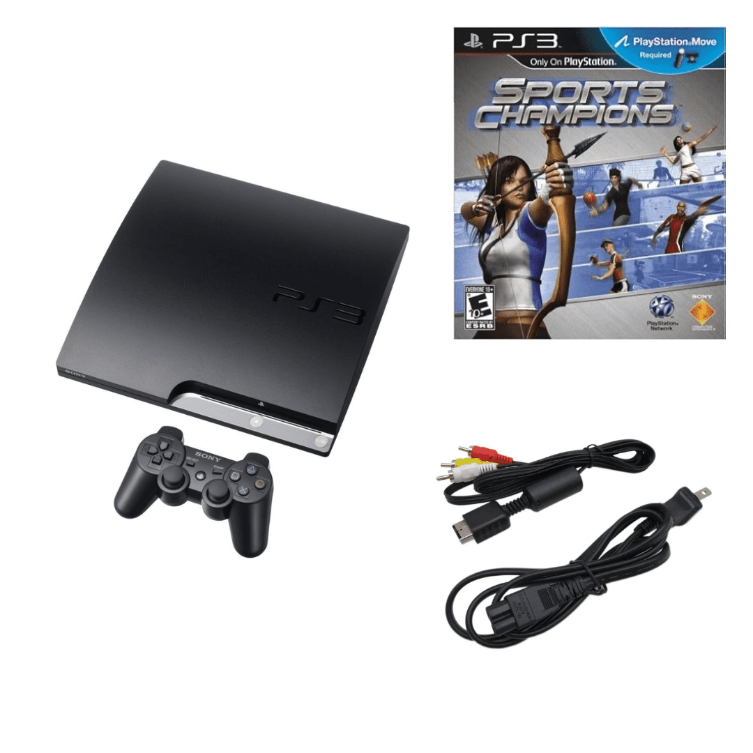 Restored Sony Playstation 3 PS3 Game System 500GB Core Super Slim