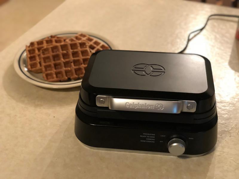 Customer reviews for Calphalon IntelliCrisp Waffle Maker, Dark