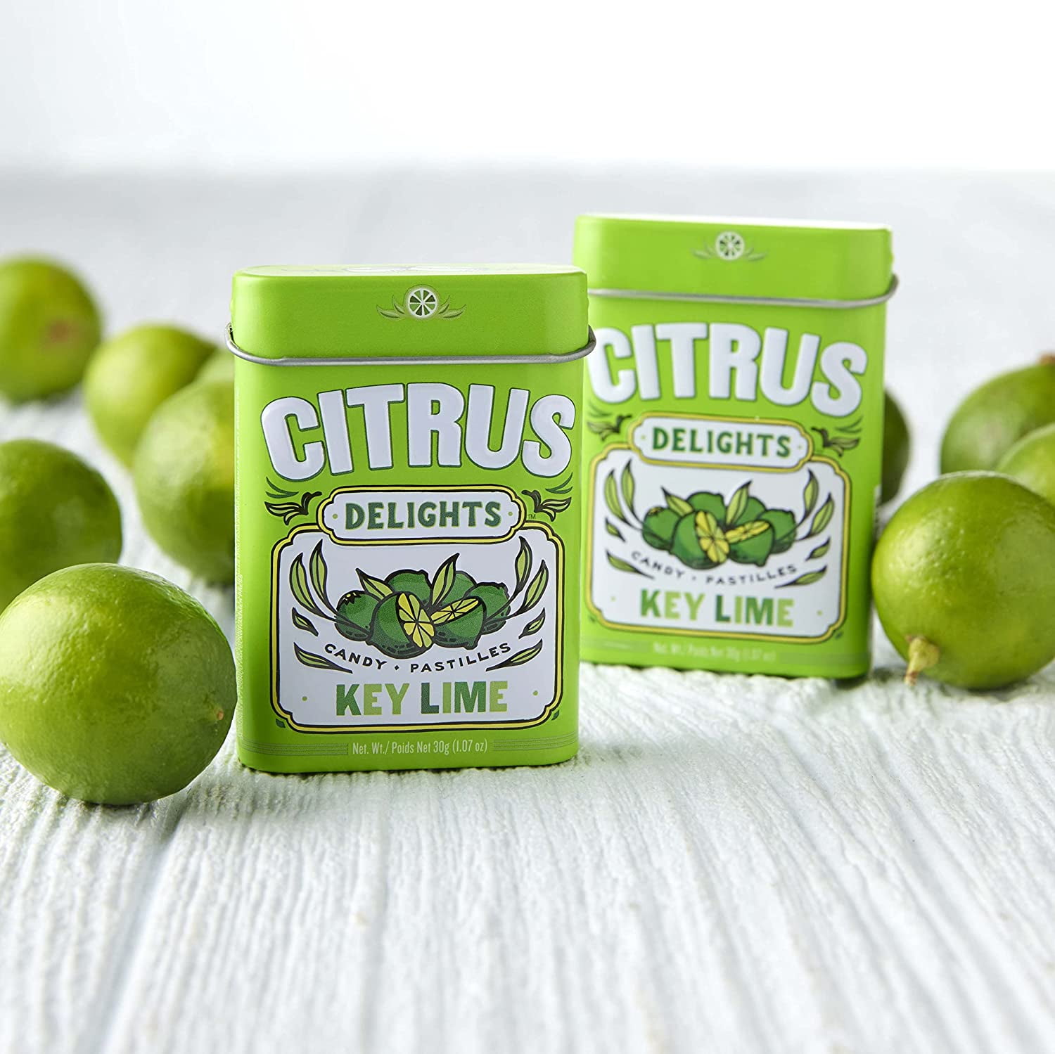 Big Sky Citrus Delights Key Lime Candy Pastilles, 1.07 Ounce Tin