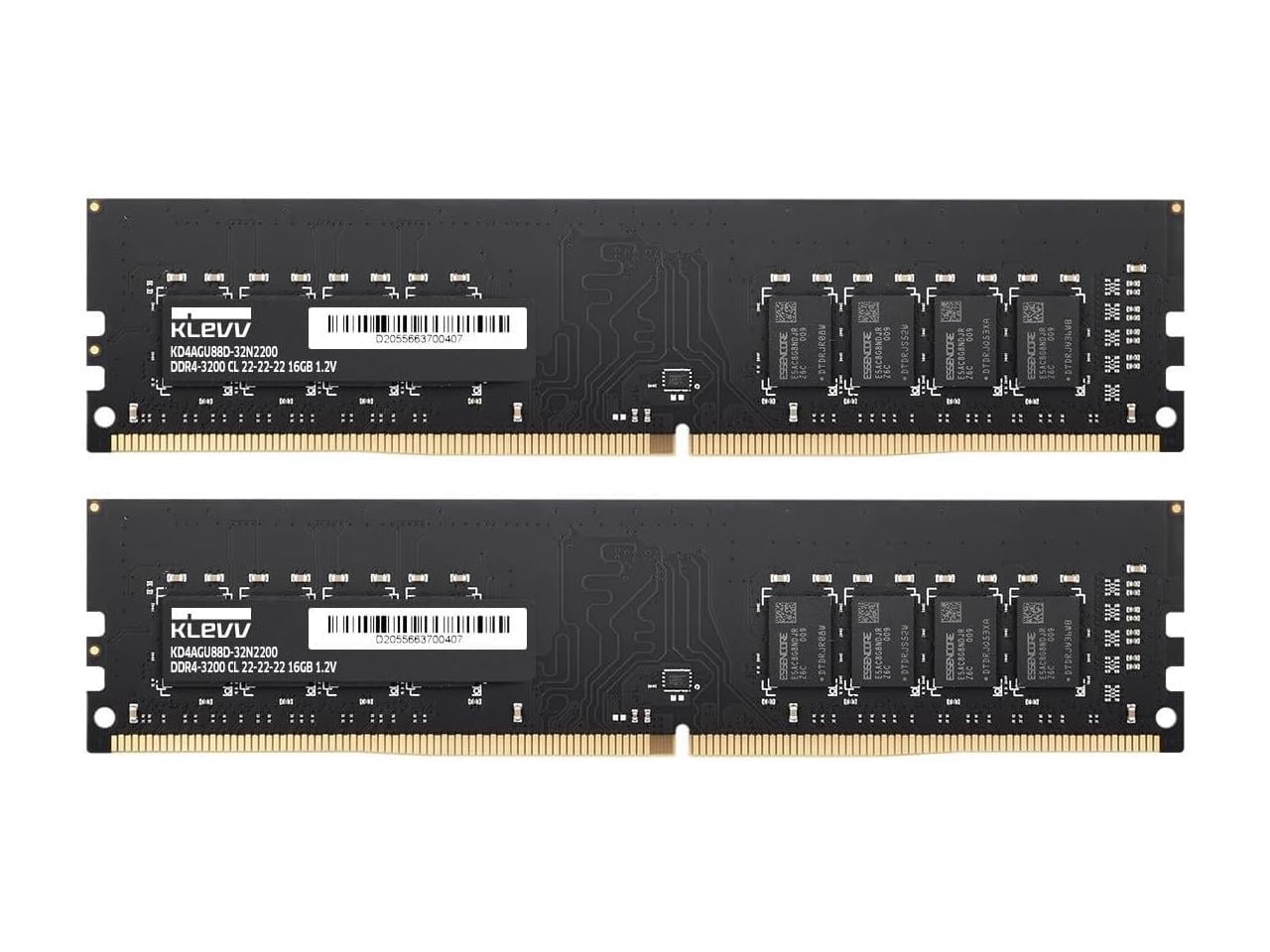 Klevv 32GB (2 x 16GB) 288-Pin PC RAM DDR4 3200 (PC4 25600) Desktop