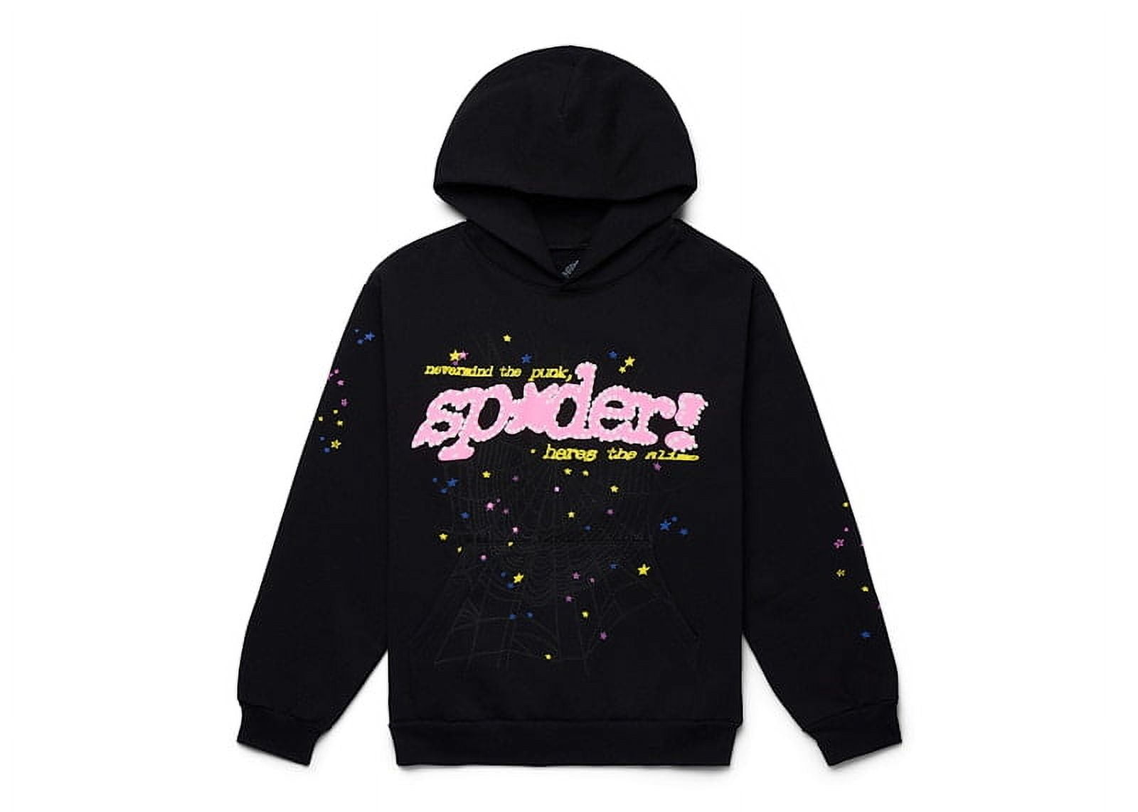 Sp5der Men's P*NK V2 Hoodie Black, from StockX - Walmart.com
