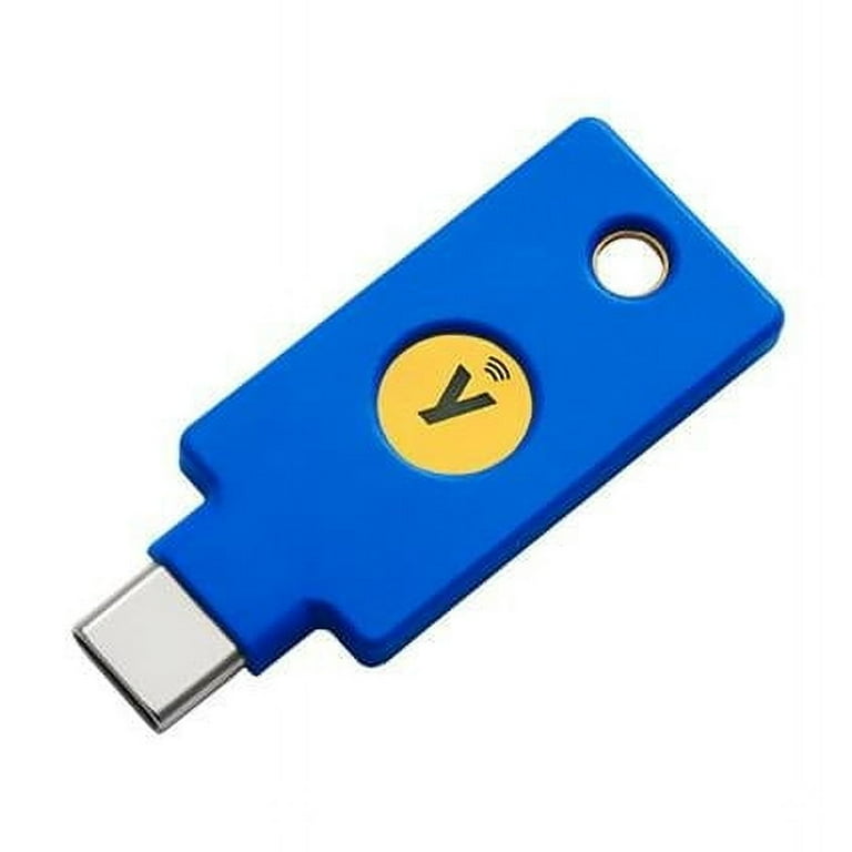 Yubico Security Key C NFC - Black, USB-C or NFC Connect, FIDO U2F