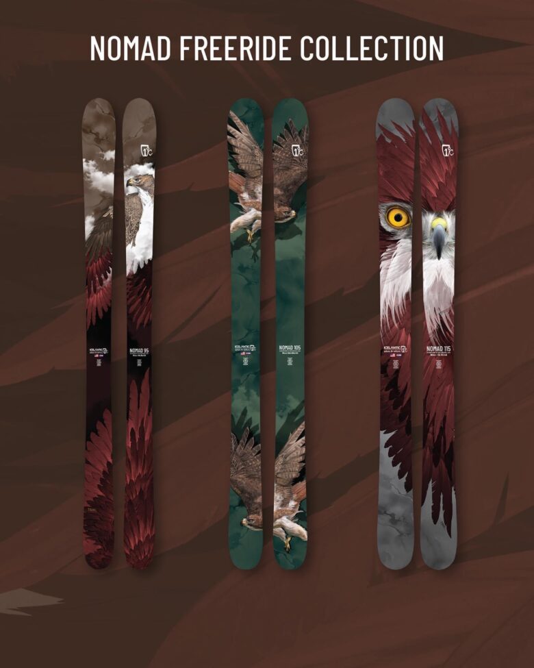 ICELANTICの定番！23/24のFREERIDE COLLECTIONのNOMADとMAIDEN