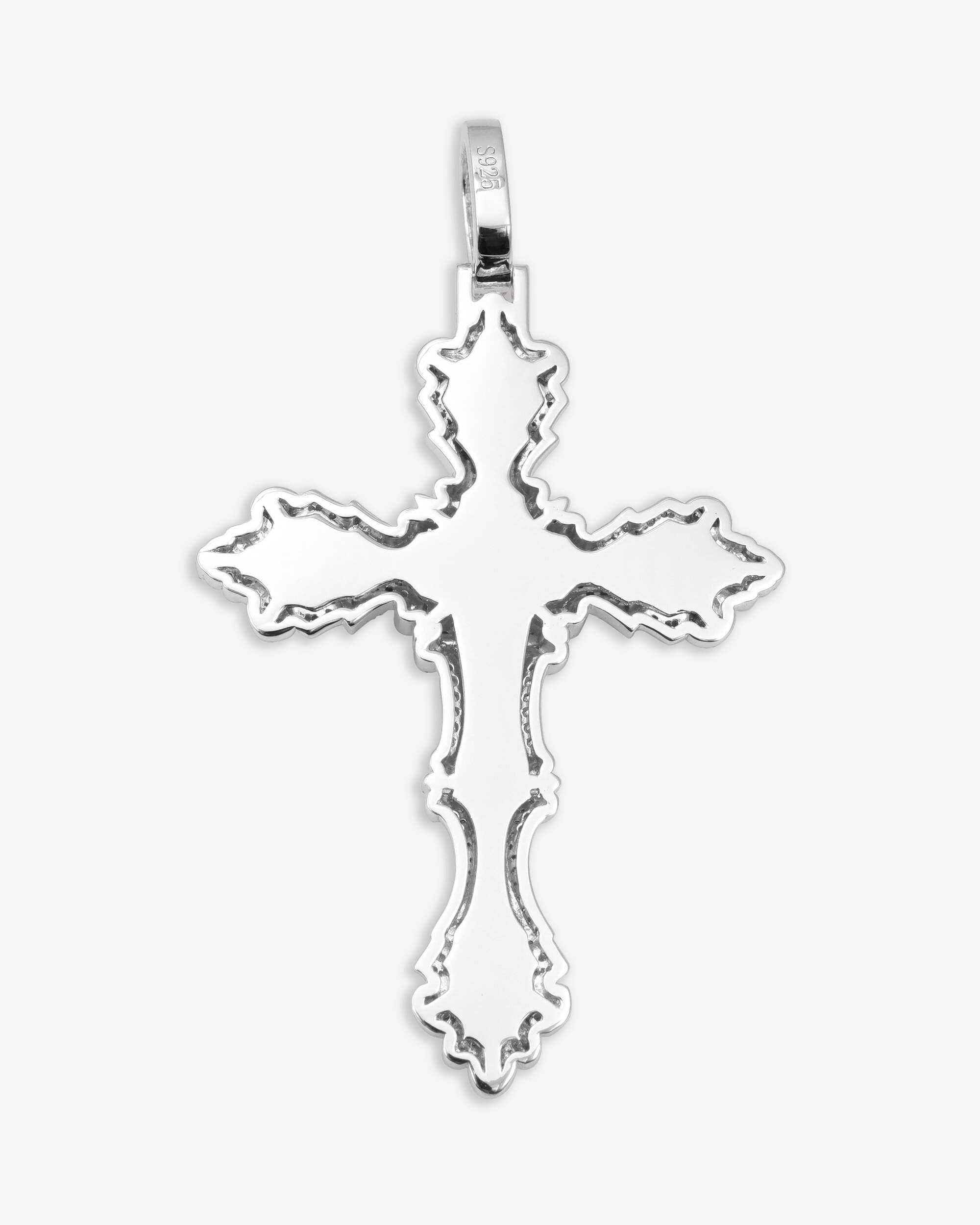 Moissanite Ornamental Cross 14K Gold - IceCartel™