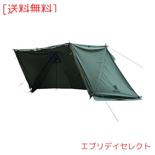 OneTigris ROC SHIELD パップテント TC軍幕 2人用 変形自在なタープ