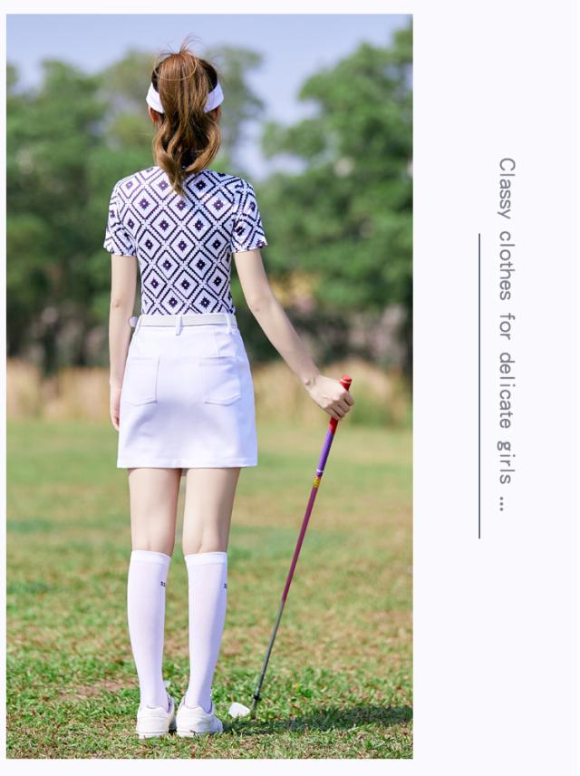 ニューバランスゴルフ2点セットアップベストスカート パープル紫