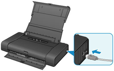 キヤノン：PIXUS マニュアル｜iP110 series｜パソコンと本製品をUSBで