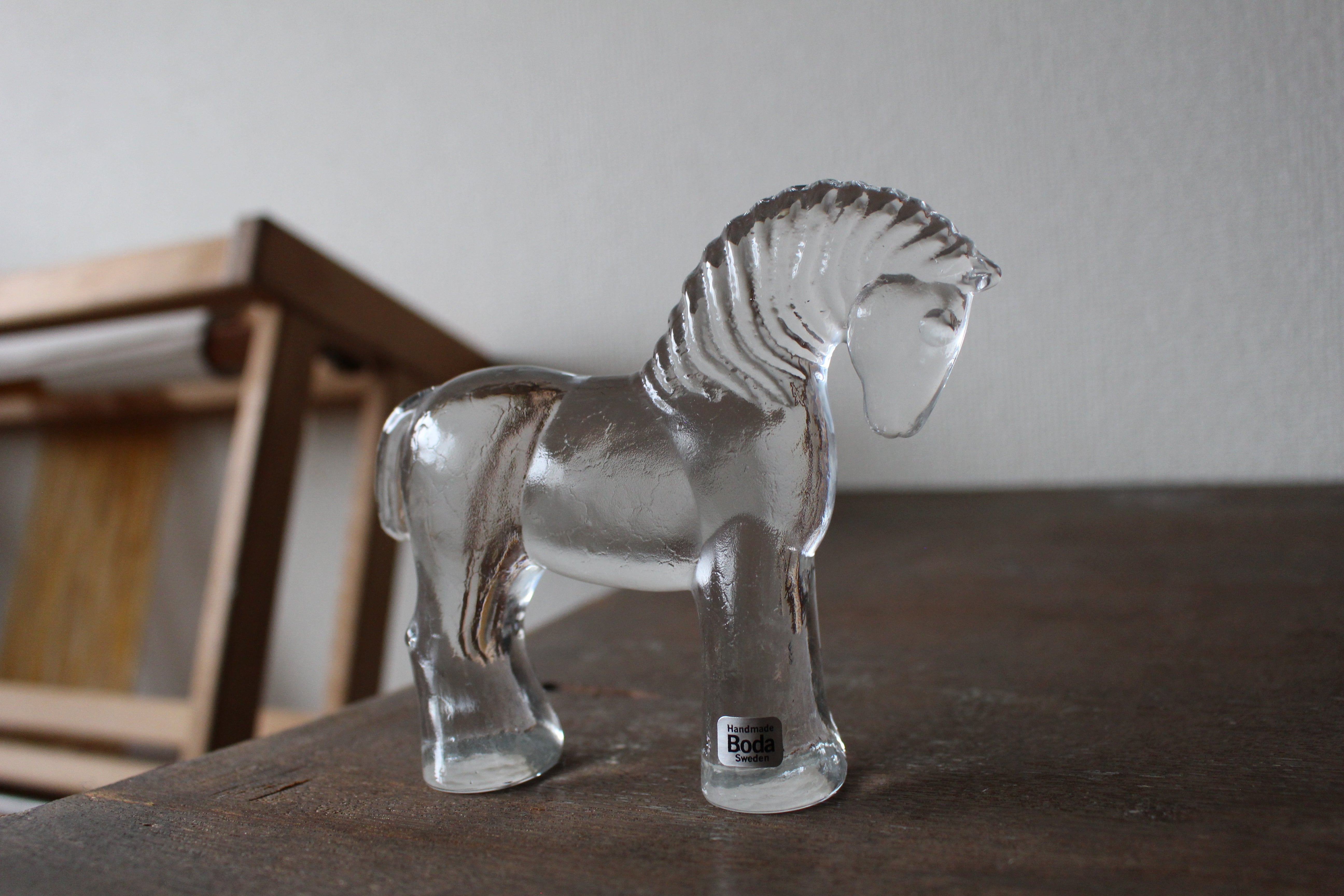 Kosta Boda (コスタボダ) / Zoo / 馬 ガラスオブジェ（箱付き） – Imaya