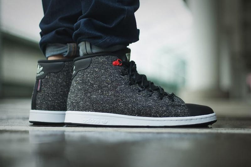 adidas Originals Stand Smith Winter Mid Black | Hypebeast