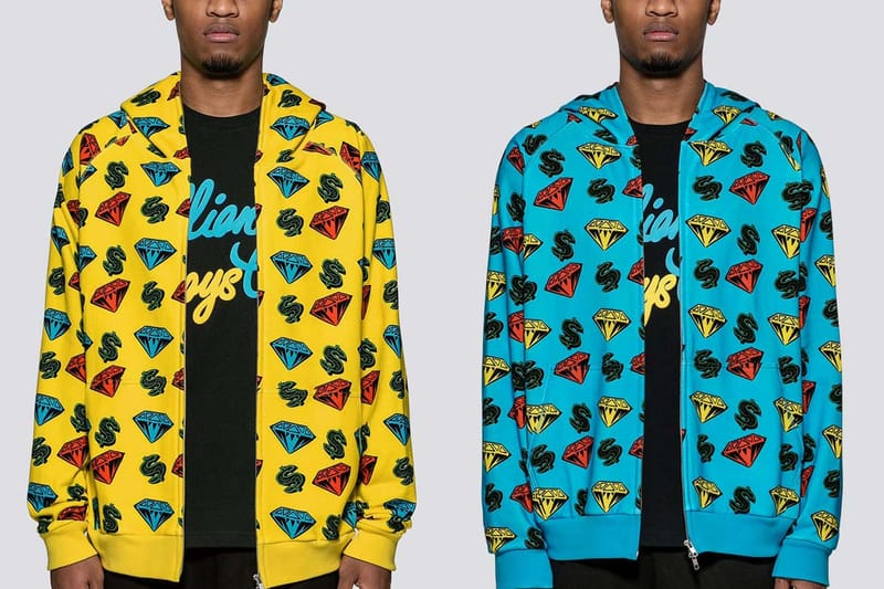 Billionaire Boys Club Diamond and Dollar Zip Hoodie | Hypebeast