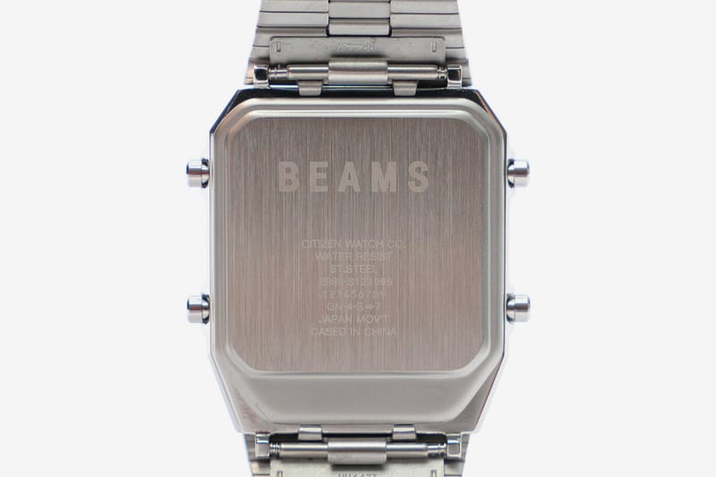 BEAMS Citizen Ana-Digi Temp Handwritten Watch | Hypebeast