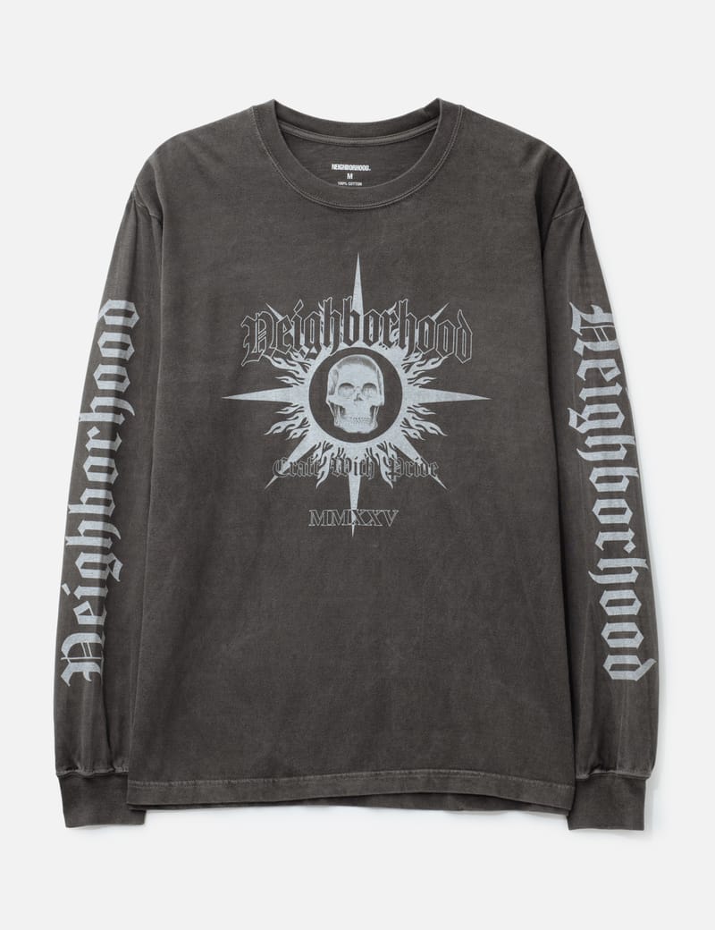 NEIGHBORHOOD NEIGHBORHOOD T-Shirt Long Sleeve 15 - Pigment-dyed