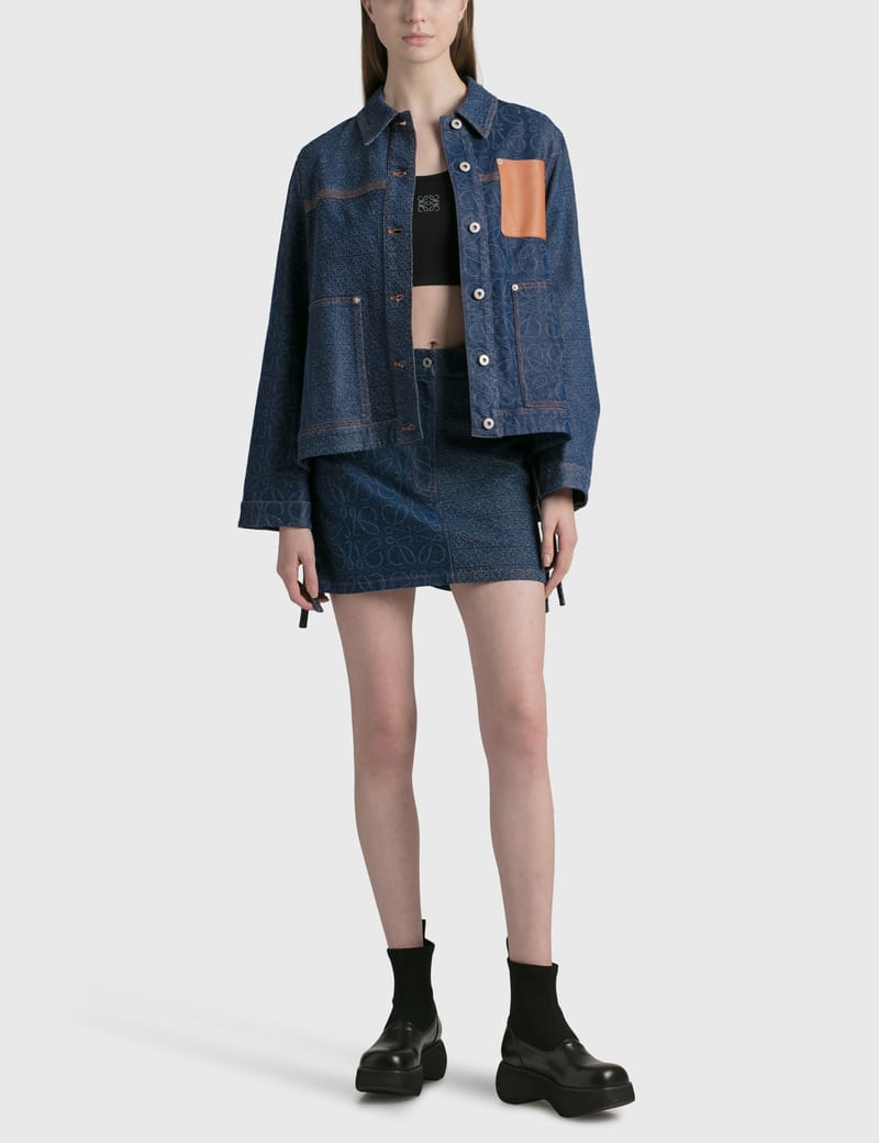 ロエベ - アナグラム デニム ミニ スカート | HBX