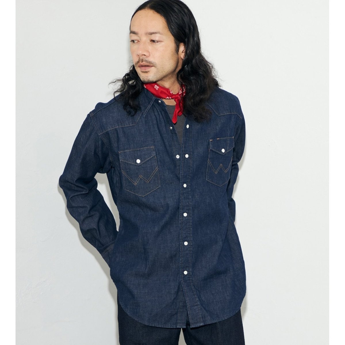 US ORIGINAL】27MW ウエスタンデニムシャツ | ラングラー(Wrangler
