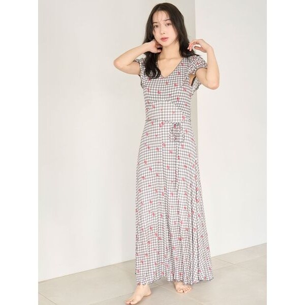 チェリーカシュクールワンピース | スナイデルホーム(SNIDEL HOME