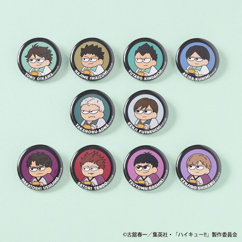ハイキュー!!_ジロリ 缶バッジ仙台【BOX／10個入り】 | colleize