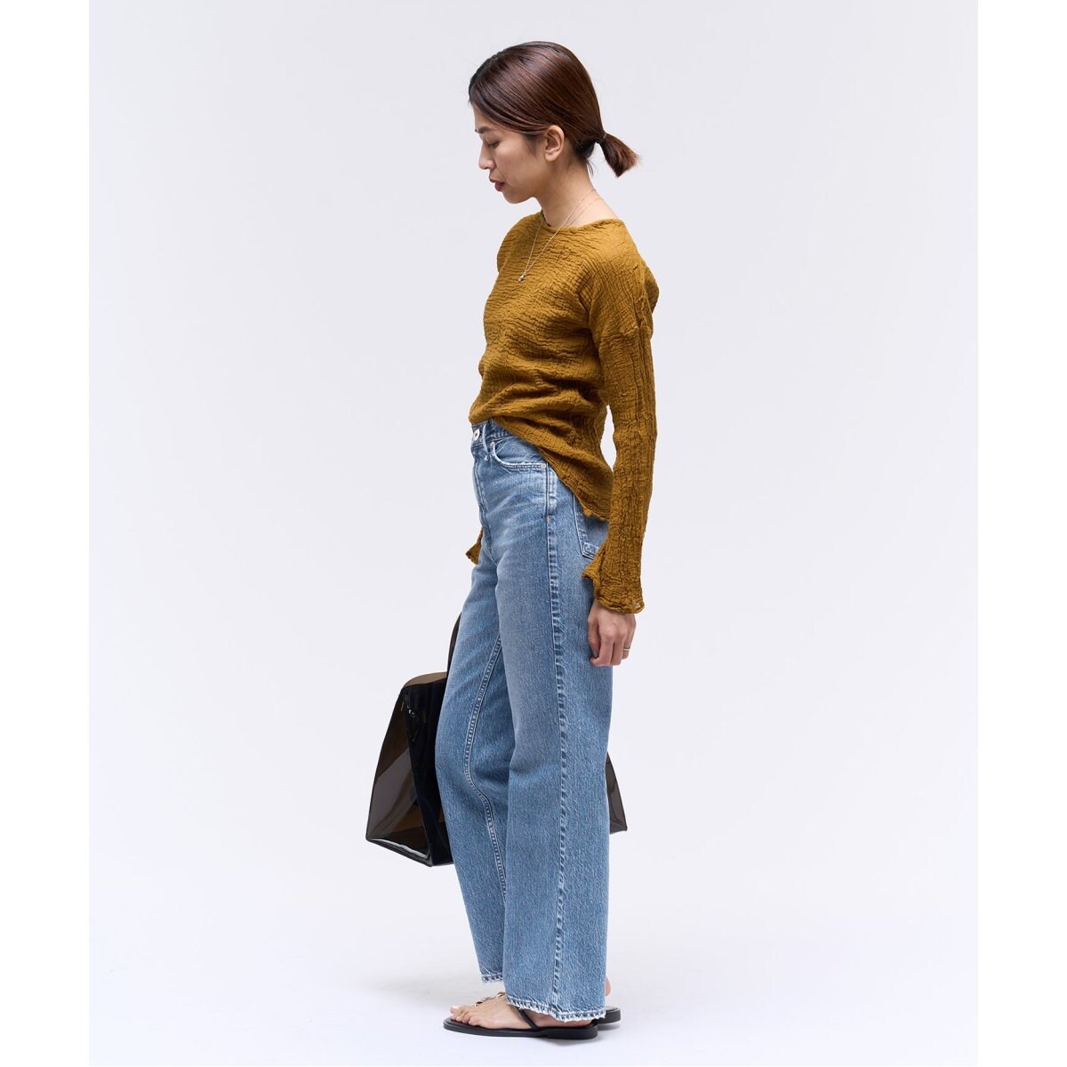 upper hights/アッパーハイツ】別注 THE TAYLOR ワイドフレアデニム