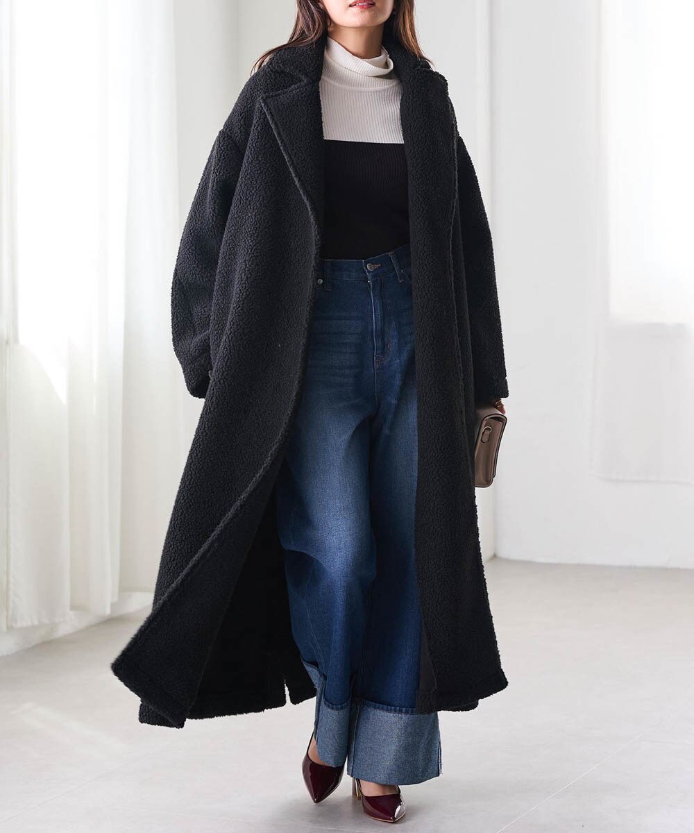 ムートンライクボアロングコート | ラナン(Ranan) | マルイウェブチャネル