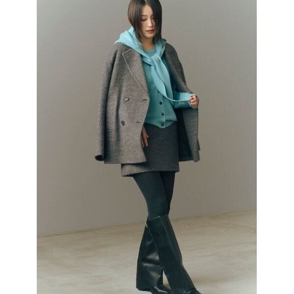 オーバーサイズウールシャギージャコット | フレイ アイディー(FRAY