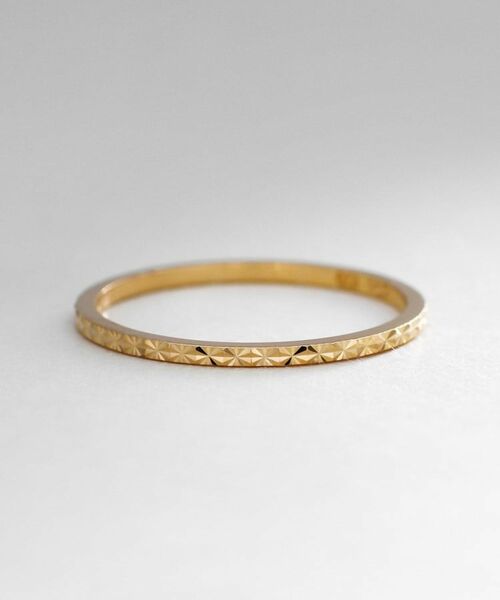 K10カットワーク極光細 リング （リング）｜COCOSHNIK / ココシュ