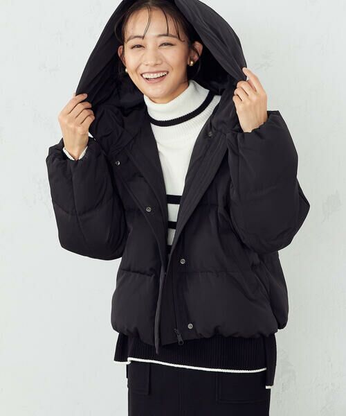 セール】 フード付き ショート ダウンコート （その他アウター