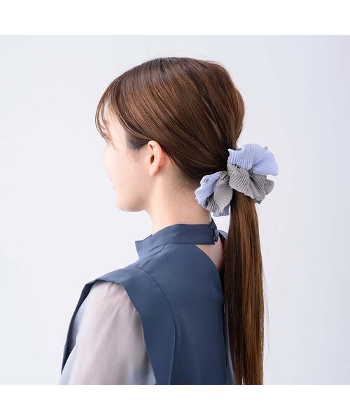 クラシカルプリーツ シュシュ （ヘアゴム・シュシュ）｜Complex Biz