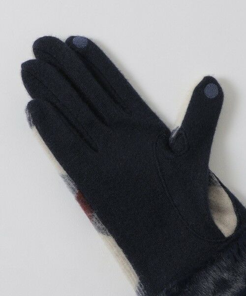 クレストブリッジチェックファーグローブ （手袋）｜BLUE LABEL
