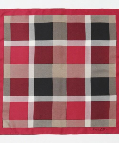 クレストブリッジチェックシルクスカーフ （マフラー・ショール