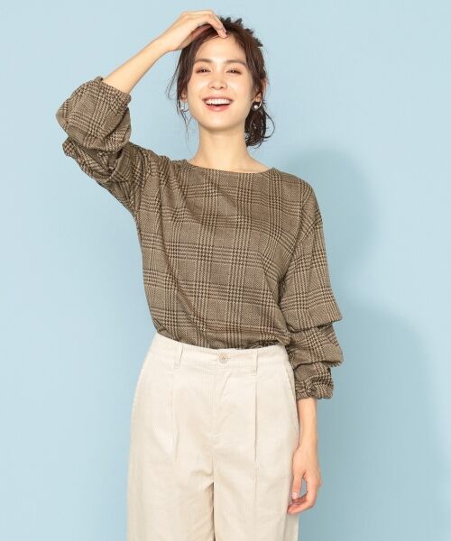 セール】 【洗える】グレンチェックJQ ブラウス （トップス）｜ANY