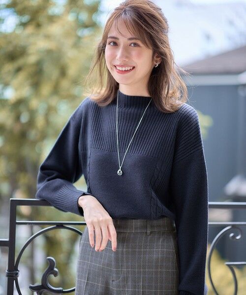 セール】 【洗える】スフレボトルネック ニット （ニット・セーター