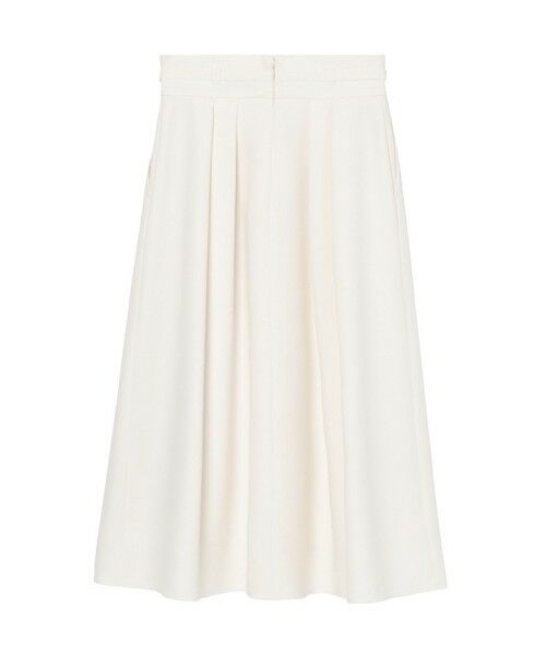 セール】 ブライトツイルタックフレア スカート （ロング・マキシ丈