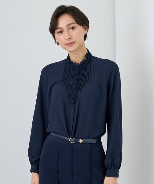 セール】 【Eternal Line 2024】ジョーゼットフラワーレース ブラウス