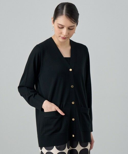 セール】 エキストラメリノVネック カーディガン （カーディガン