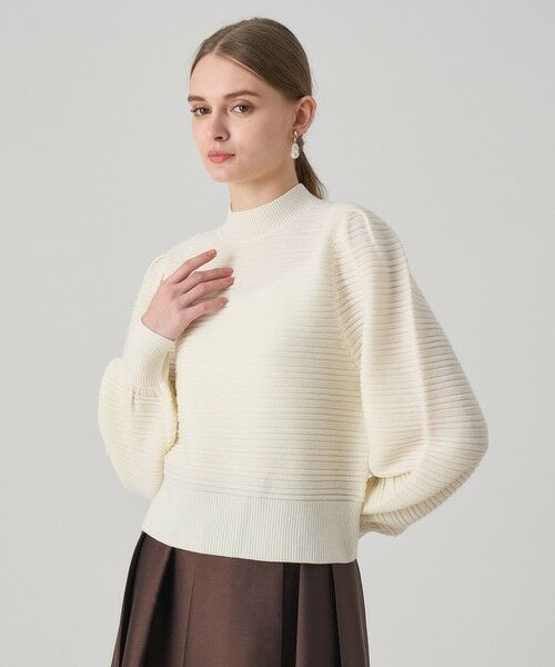 セール】 リップルタックパフ プルオーバー （ニット・セーター