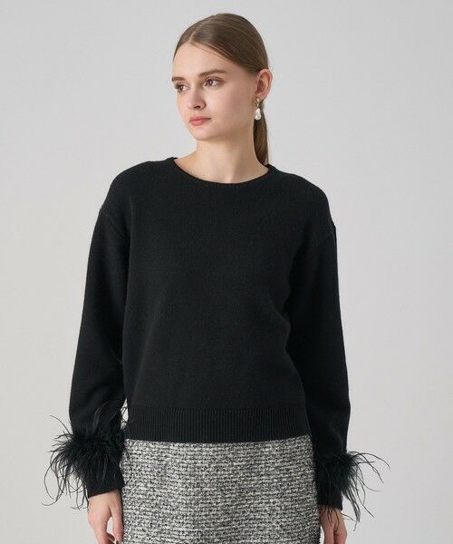 セール】 フェザーバングル プルオーバー （ニット・セーター）｜ANAYI