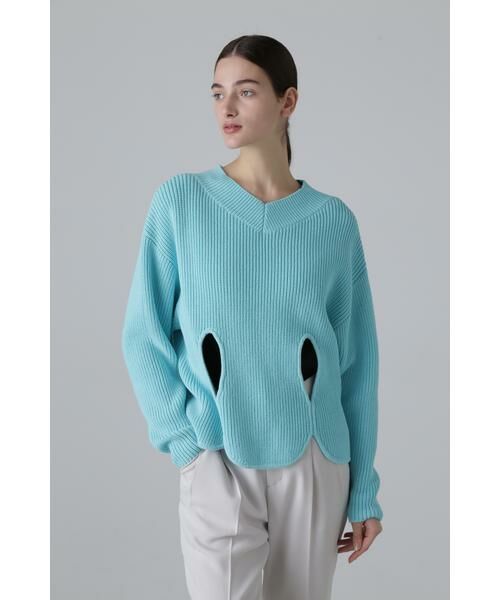 セール】 ◇ティアドロップホールニット （ニット・セーター）｜ADORE