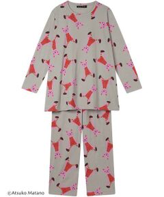 レディスパジャマ 上下セット（HDX580） （ルームウェア