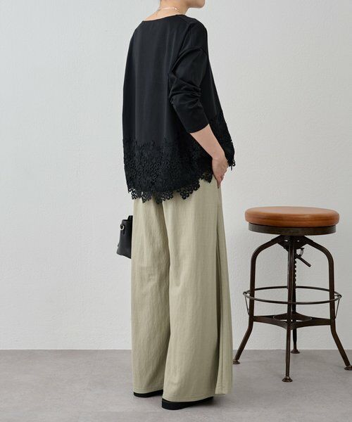 裾レースカットソー （カットソー）｜BEARDSLEY / ビアズリー