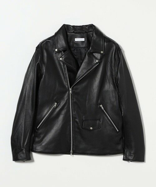 WEB限定 WARDROBE SMART】 シープ ダブル ライダースジャケット
