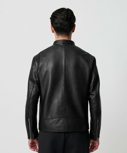 WEB限定 WARDROBE SMART】 シープ シングル ライダースジャケット