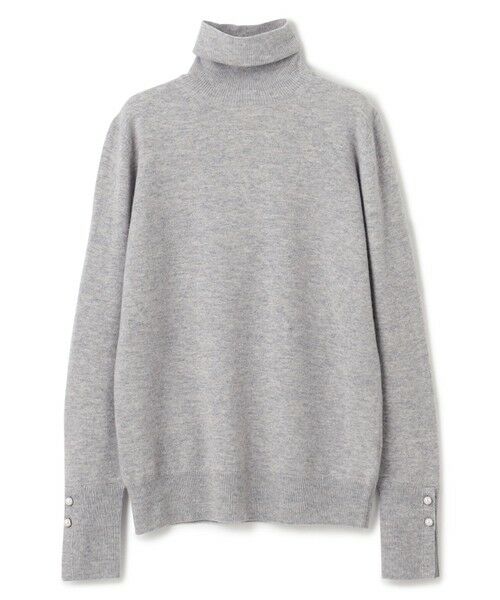 セール】 【WEB限定・洗える】ALSACE / パール釦タートルネックウール