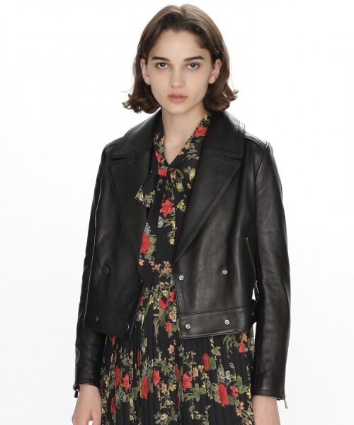 セール】 ライダースダブルジャケット （レザーブルゾン・ジャケット