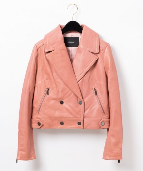 セール】 ライダースダブルジャケット （レザーブルゾン・ジャケット